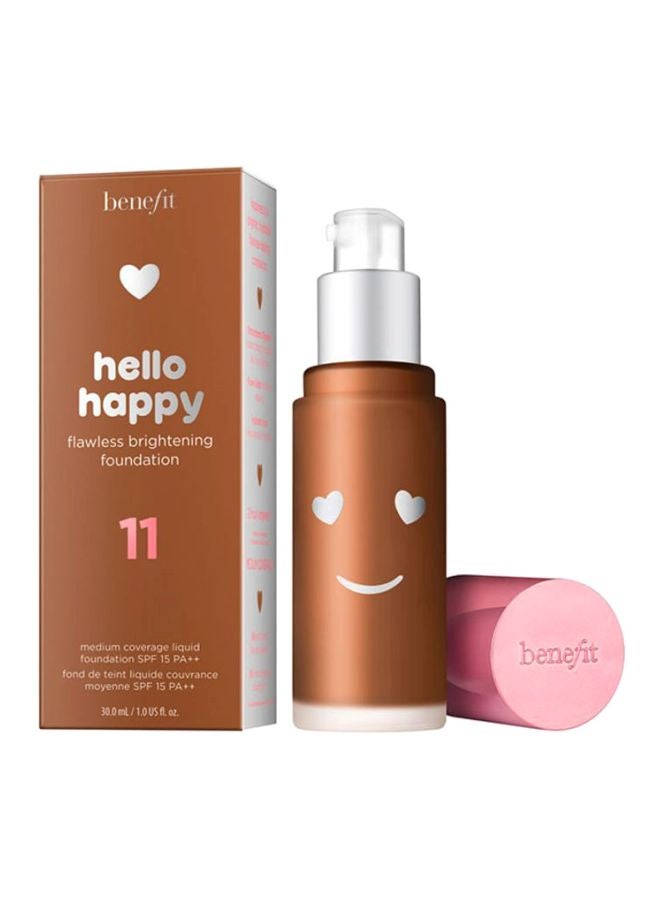 Benefit Cosmetics - Hello Happy Flawless Brightening Liquid Foundation Brown - Image 1