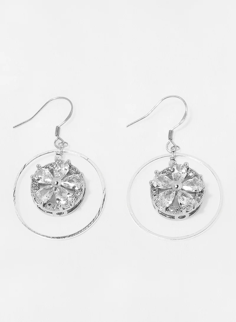 THE JEWELS JAR Zora Cubic Zirconia Dangle Earrings