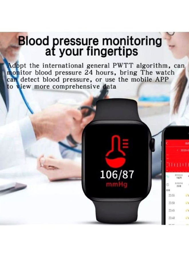 MARGOUN HW22 Smart Watch Fitness Tracker Black  - Image 5