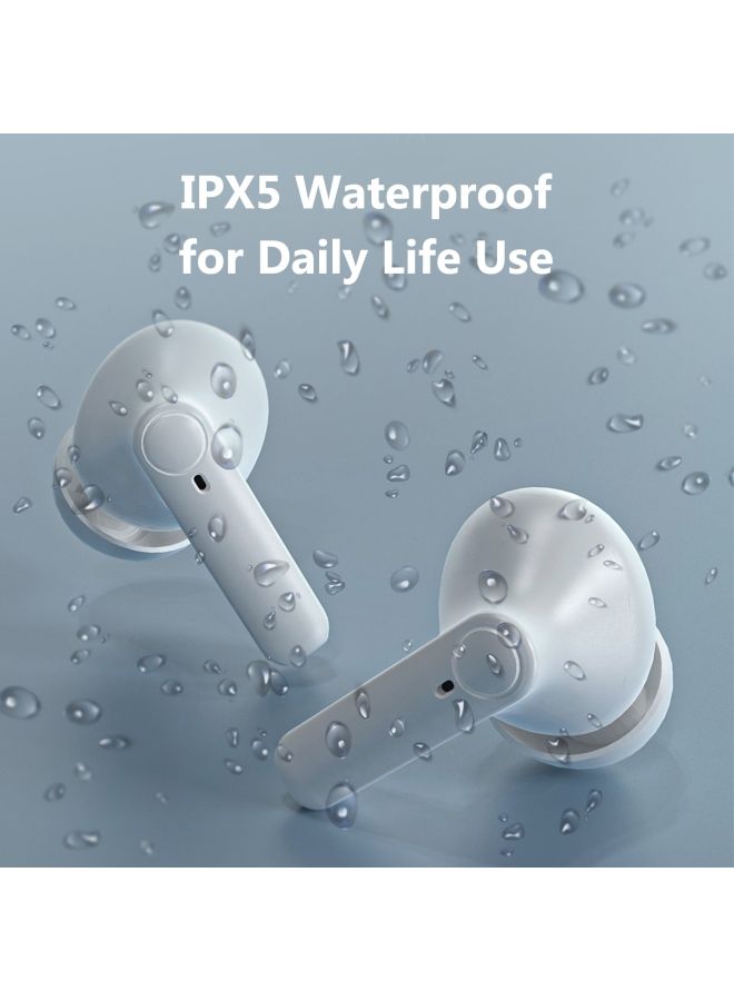 HT05 TWS BT5.0 Wireless Earbuds White