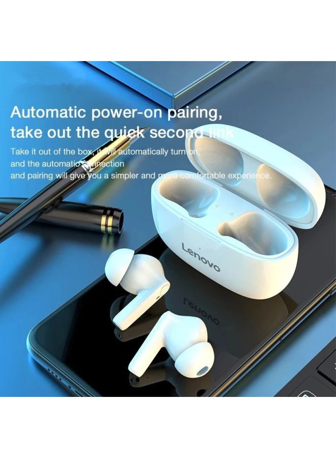 HT05 TWS BT5.0 Wireless Earbuds White