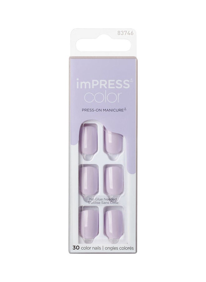 KISS - Impress Color Nails Picture Purplect - Image 1