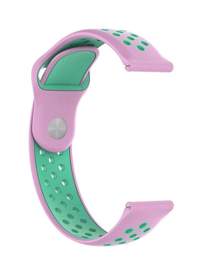Voberry 20mm Replacement Band Strap For Samsung Galaxy Classic 42mm Pink/Green - Image 1