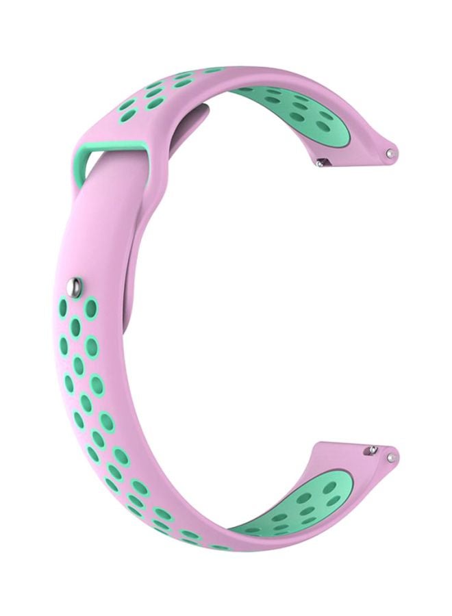Voberry 20mm Replacement Band Strap For Samsung Galaxy Classic 42mm Pink/Green - Image 2
