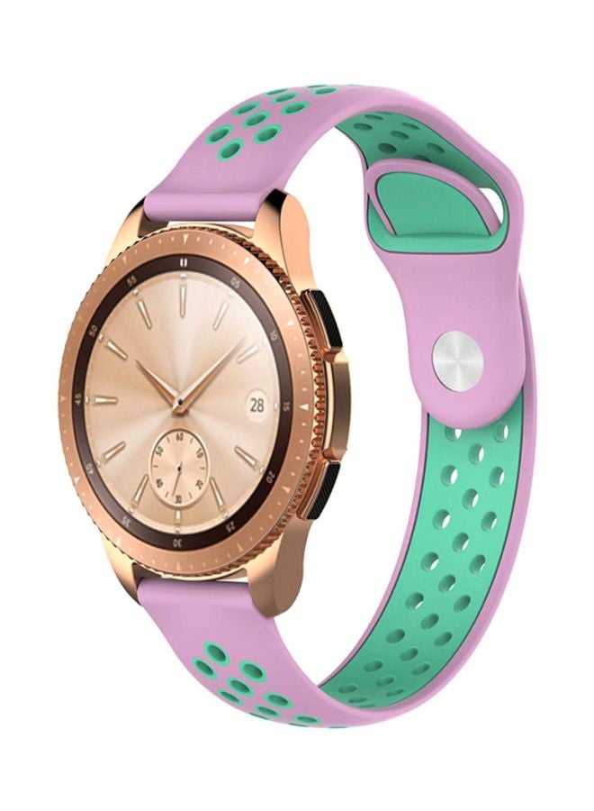 Voberry 20mm Replacement Band Strap For Samsung Galaxy Classic 42mm Pink/Green - Image 3