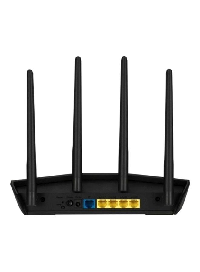 ASUS - AX1800 Dual Band WiFi 6 (802.11ax) Router Supporting MU-MIMO and OFDMA Technology black - Image 1