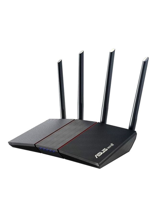 ASUS - AX1800 Dual Band WiFi 6 (802.11ax) Router Supporting MU-MIMO and OFDMA Technology black - Image 1