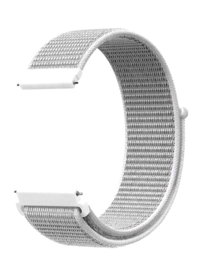 MARGOUN - Nylon Sport Loop Band for Huawei GT2 Watch Seashell - Image 1