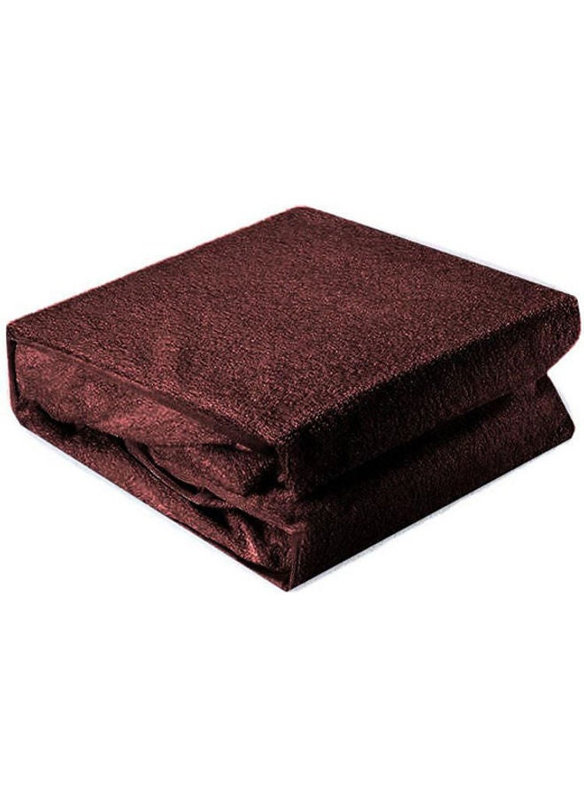 Waterproof Solid Mattress Protector Combination Combination Brown 160×200cm  - Image 1