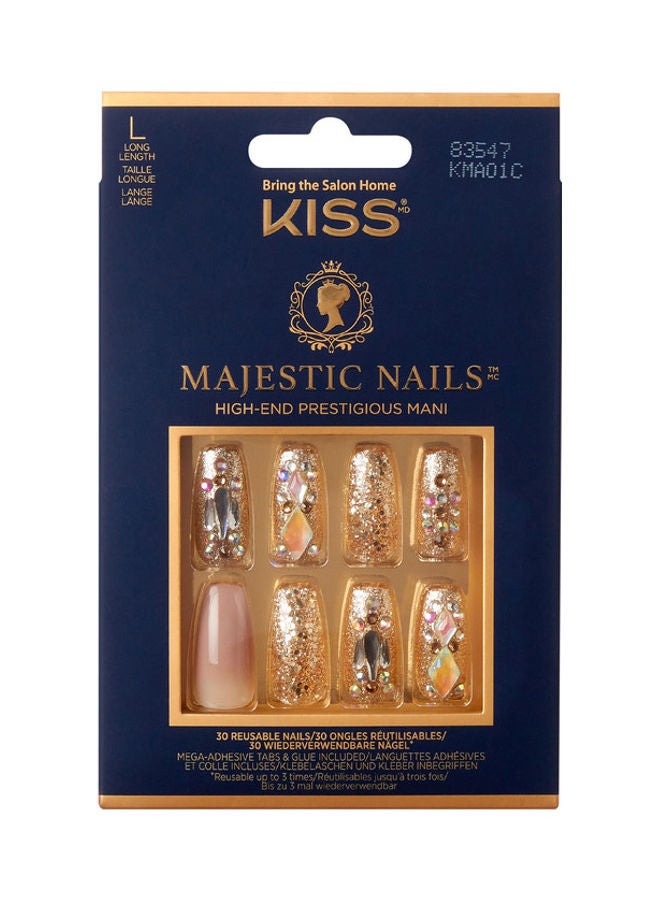 KISS Magestic Nails -Long Coffin My Crown - Image 1