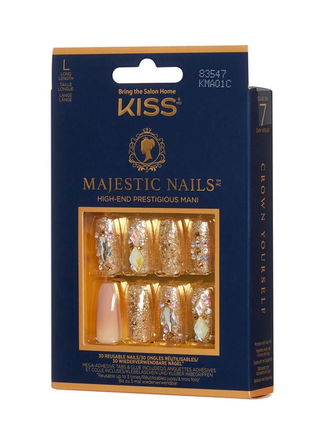 KISS Magestic Nails -Long Coffin My Crown - Image 3