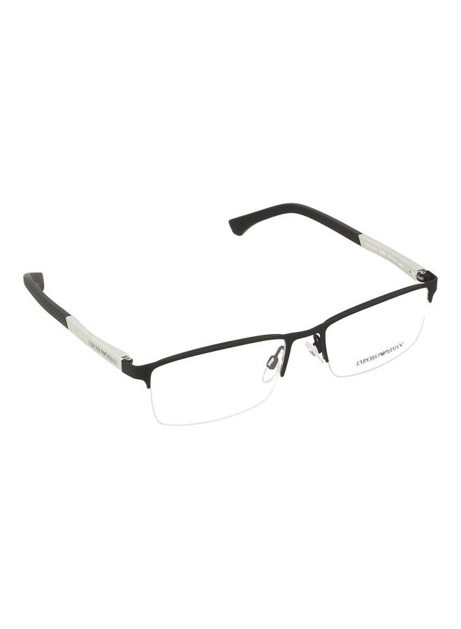 EMPORIO ARMANI - men Rectangular Eyeglass Frame - Image 1