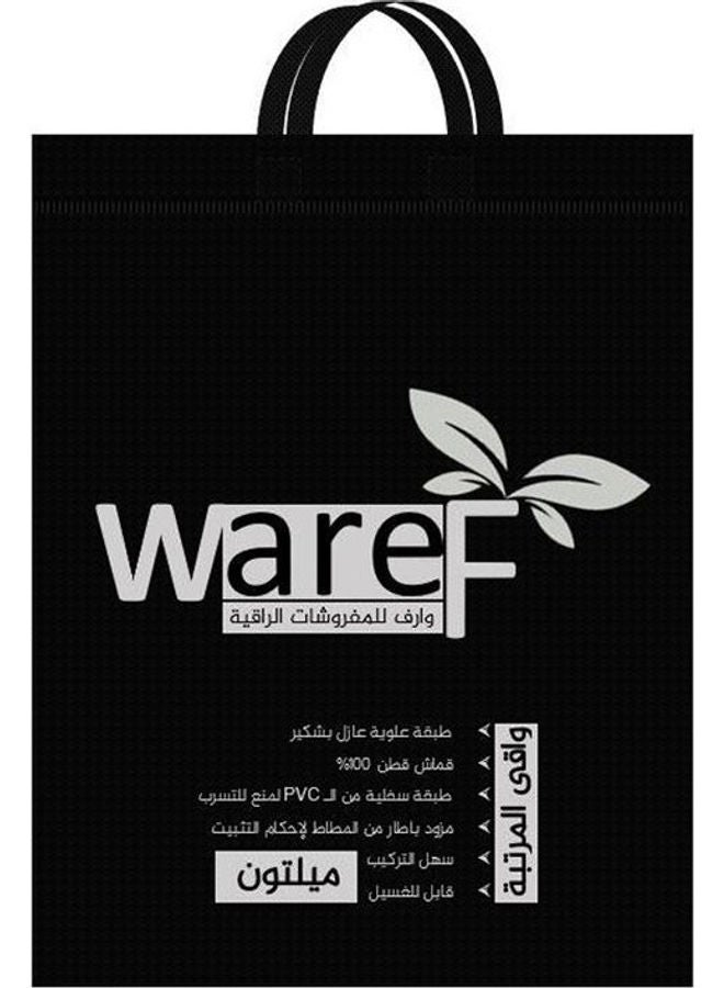 Waterproof Solid Mattress Protector Combination Combination Brown 120×200cm  - Image 2