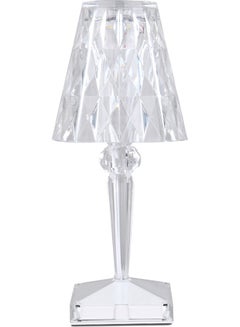 Modern Crystal Table Lamp Silver