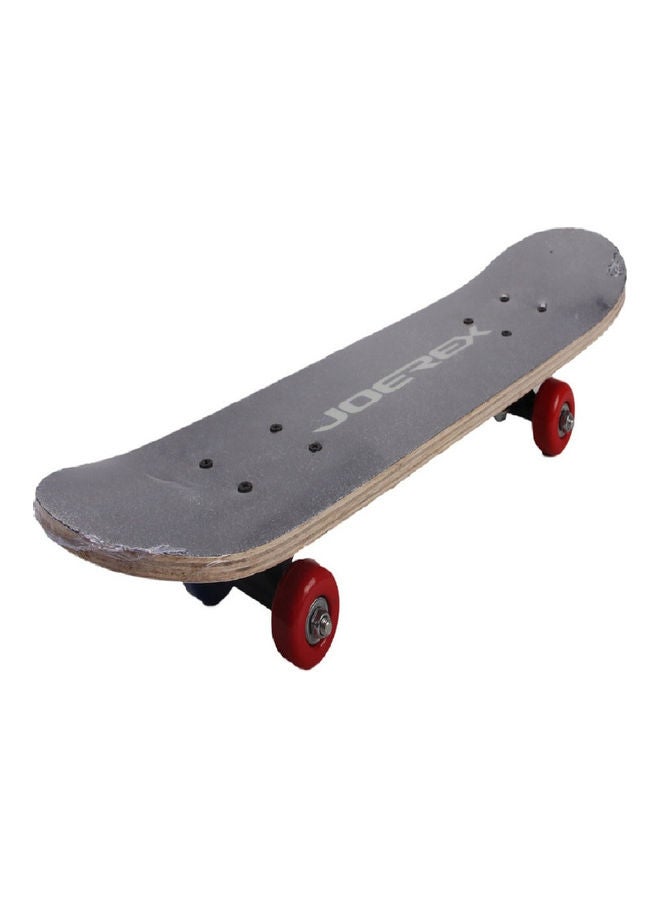 Wood Double Kick Skateboard With PVC Wheel 60x15cm