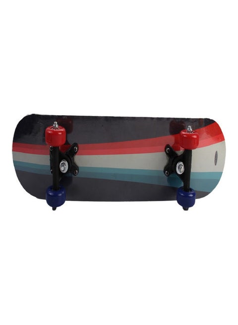 Wood Double Kick Skateboard With PVC Wheel 60x15cm