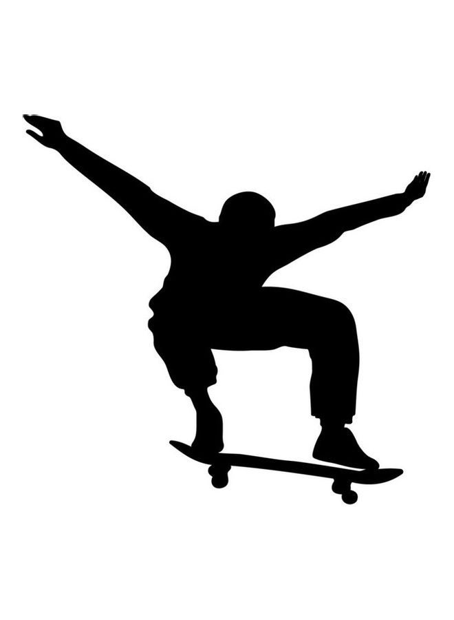 Wood Double Kick Skateboard With PVC Wheel 60x15cm