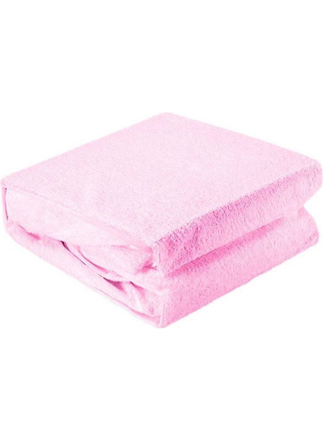 Waterproof Solid Mattress Protector Combination Combination Pink 150×200cm - Image 1