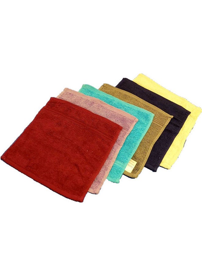 Generic - 6-Piece Hand Towels Set Multicolour 30x30cm - Image 1