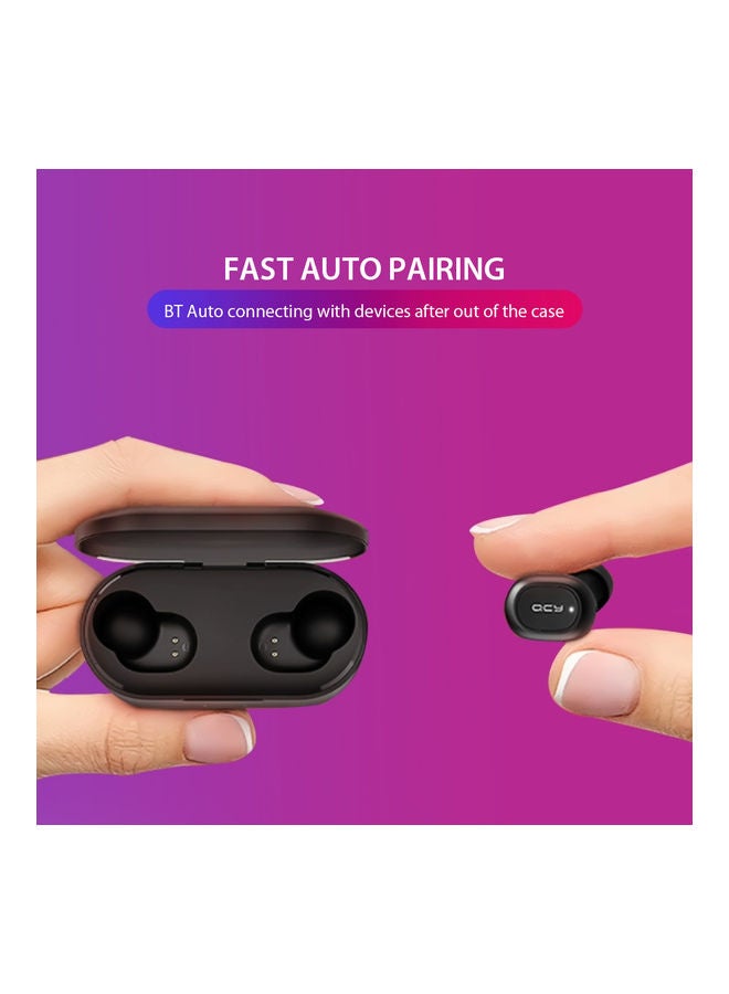 كيو سي واي سماعات أذن تي دبليو اس بإصدار عالمي أسود - Image 3