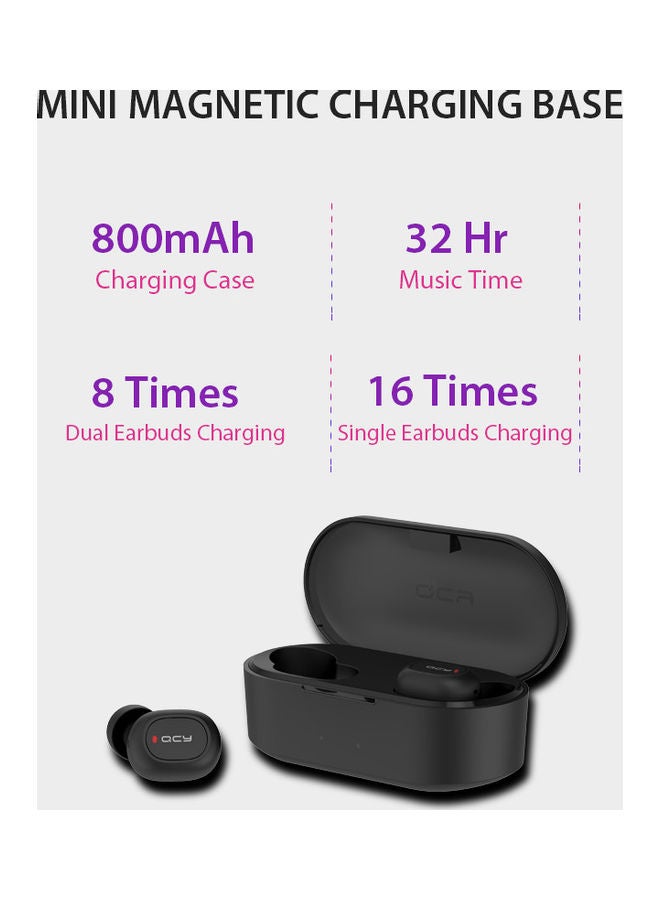 كيو سي واي سماعات أذن تي دبليو اس بإصدار عالمي أسود - Image 4