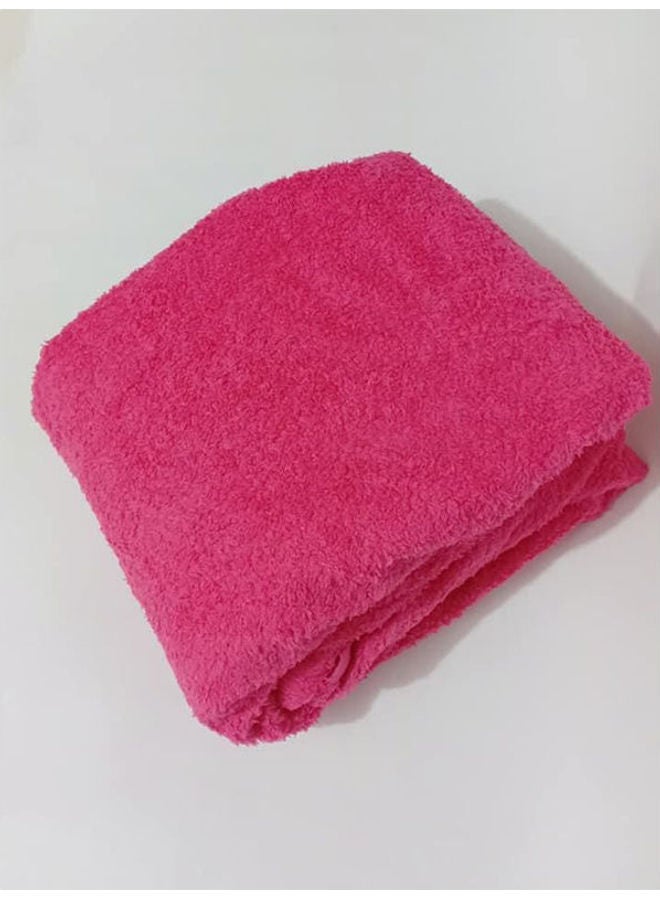 واقي فراش سادة مقاوم للماء مختلط وردي 120 x 200سم - Image 1