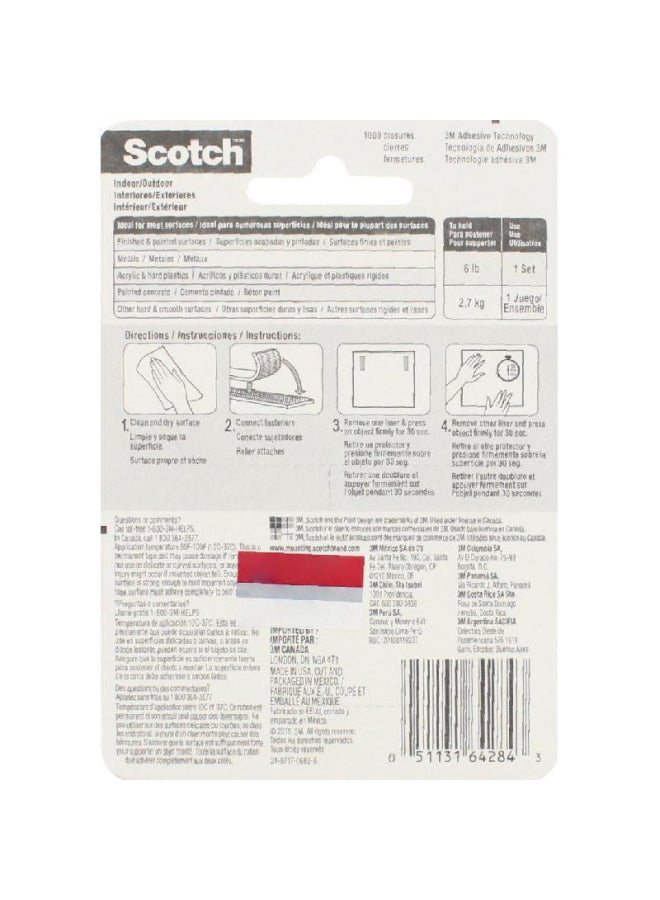 Scotch Extreme Heavy Duty Strip Fastener Clear - Image 2