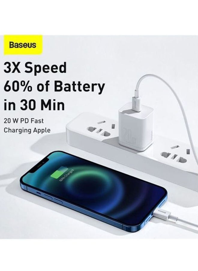 Baseus Superior Series Fast Charging Data Cable White - Image 3