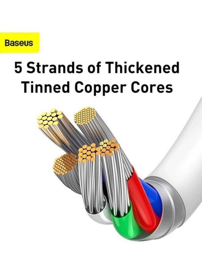 Baseus Superior Series Fast Charging Data Cable White - Image 5