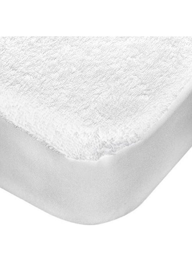 Waterproof Solid Mattress Prottector Combination White 90 x 190cm - Image 1