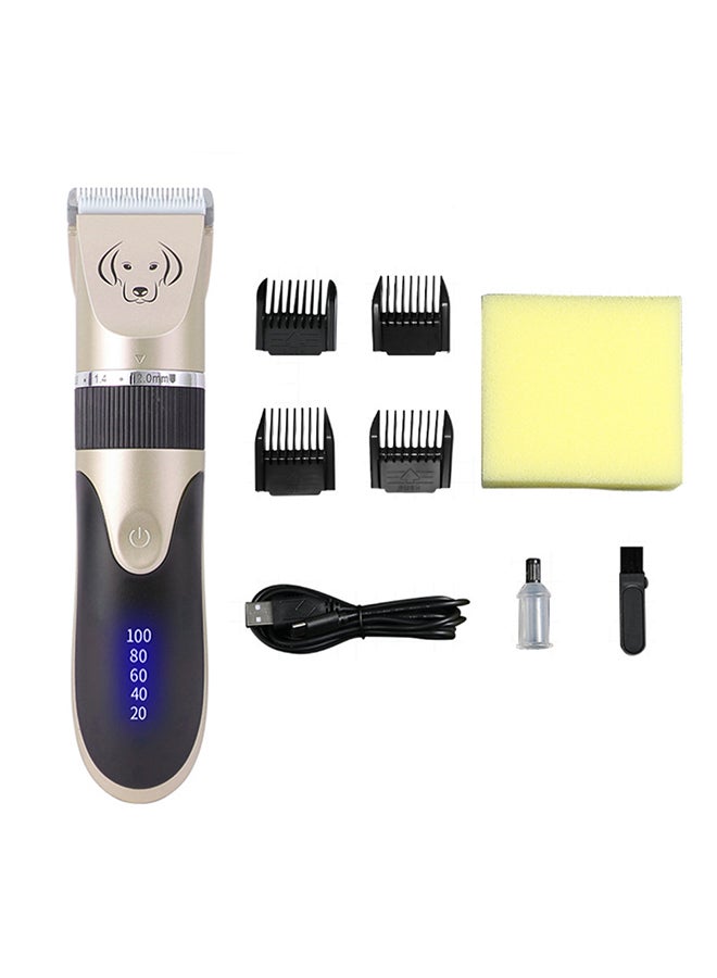 EzzySo Portable Pet Grooming Hair Trimmer Gold/Black 4.5x19.5cm - Image 2