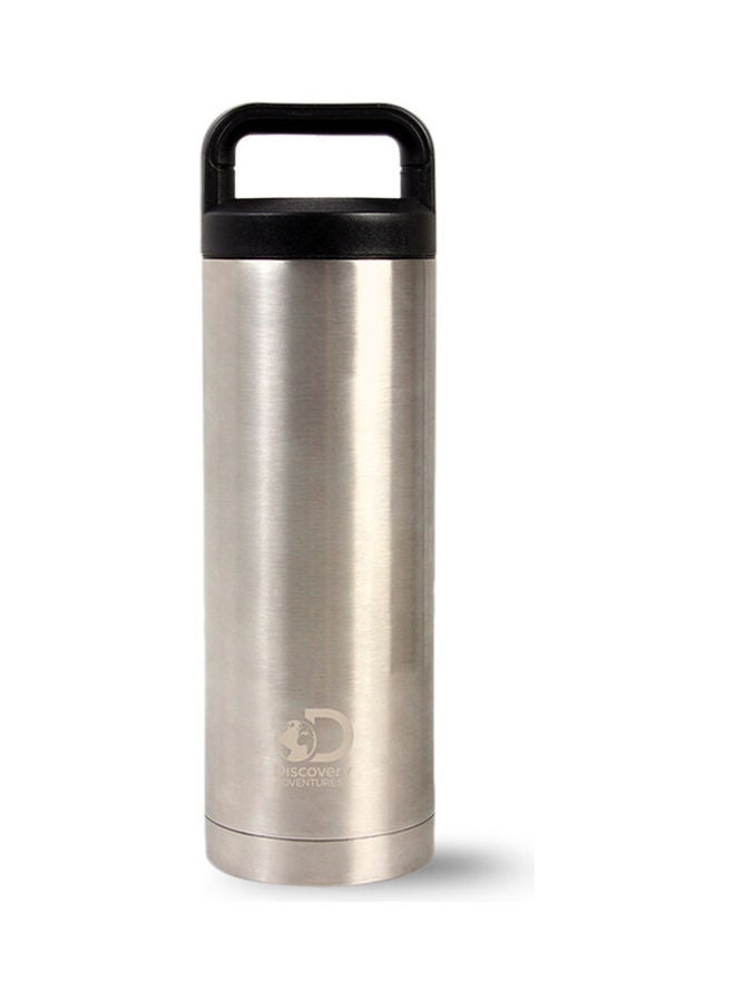 Discovery - Stainless Steel Thermal Water Bottle 500ml Silver - Image 1