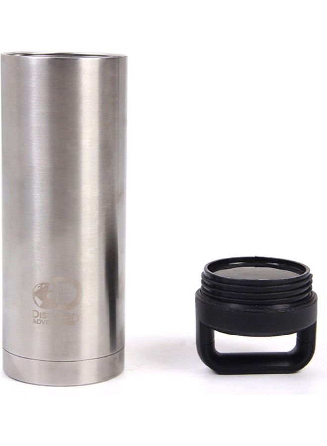 Discovery - Stainless Steel Thermal Water Bottle 500ml Silver - Image 1