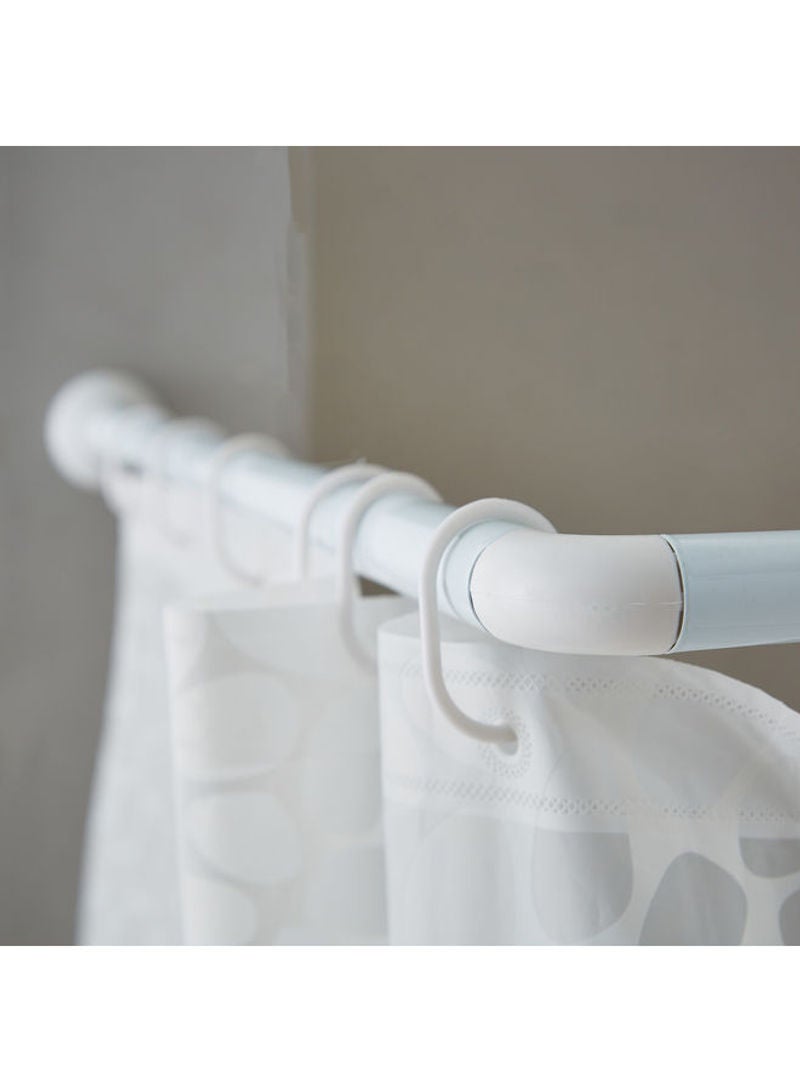 Home Box Shower Curtain Pole White  - Image 2