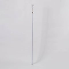 Home Box Granta Shower Curtain Pole White 240cm  - Image 1