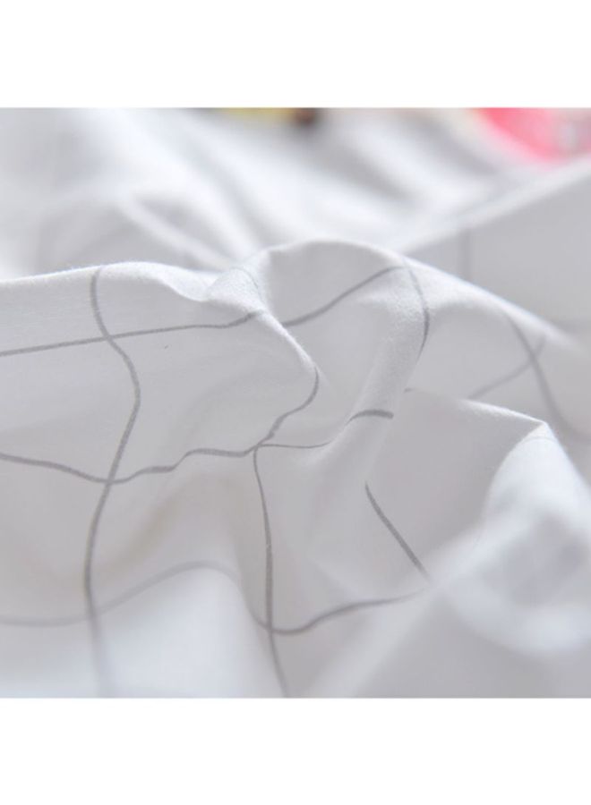 Beauenty 4-Piece Bedding Set combination White Quilt 220x240 cm, Bed Sheet 230x250 cm , Pillowcase 48x74cm - Image 4