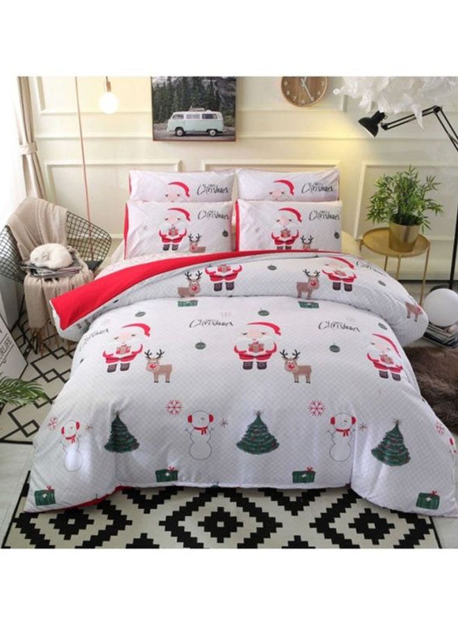 ديسديل طقم أغطية لحاف هدايا الكريسماس من 3 قطع polyester متعدد الألوان Queen  - Image 1