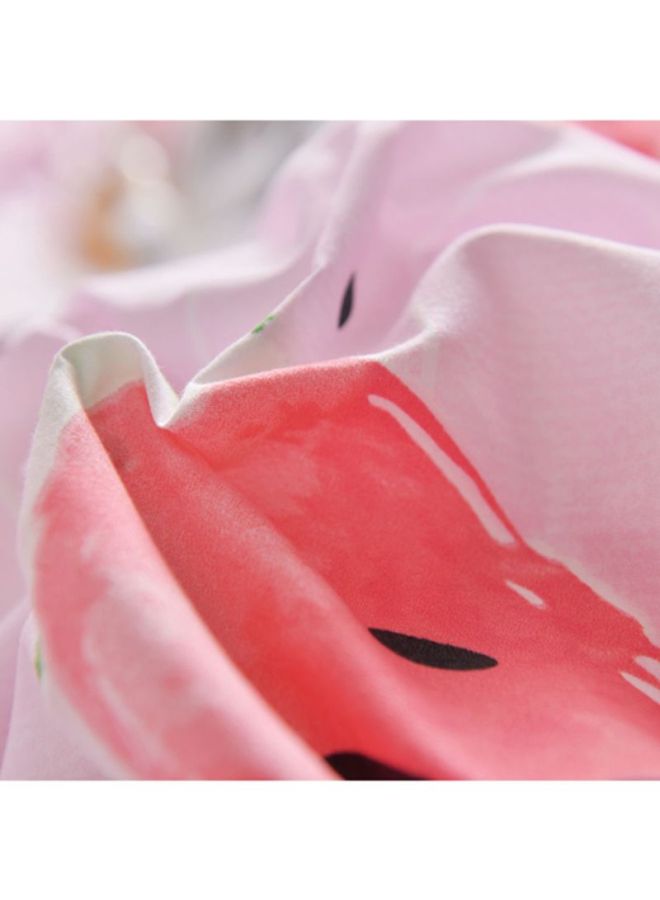 Beauenty 4-Piece Bedding Set fabric Pink Quilt Cover 150x200 cm, Bed Sheet 200x230 cm, Pillow Cover 48x74cm - Image 4