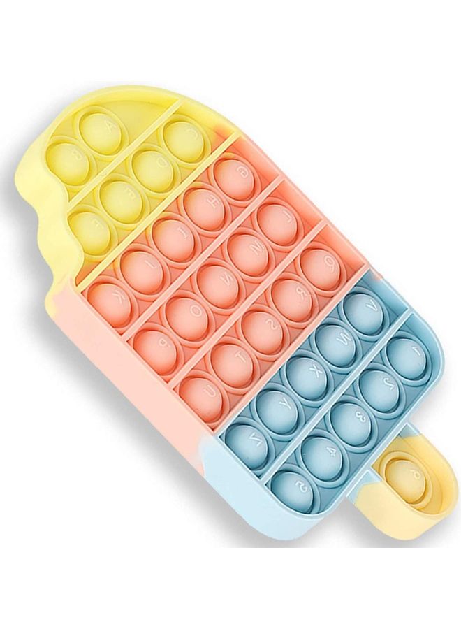 Ice Cream Shape Silicone Stress Pop Bubble Fidget Toy - Image 1
