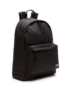 LACOSTE Logo Embroidered Backpack Black  - Image 3