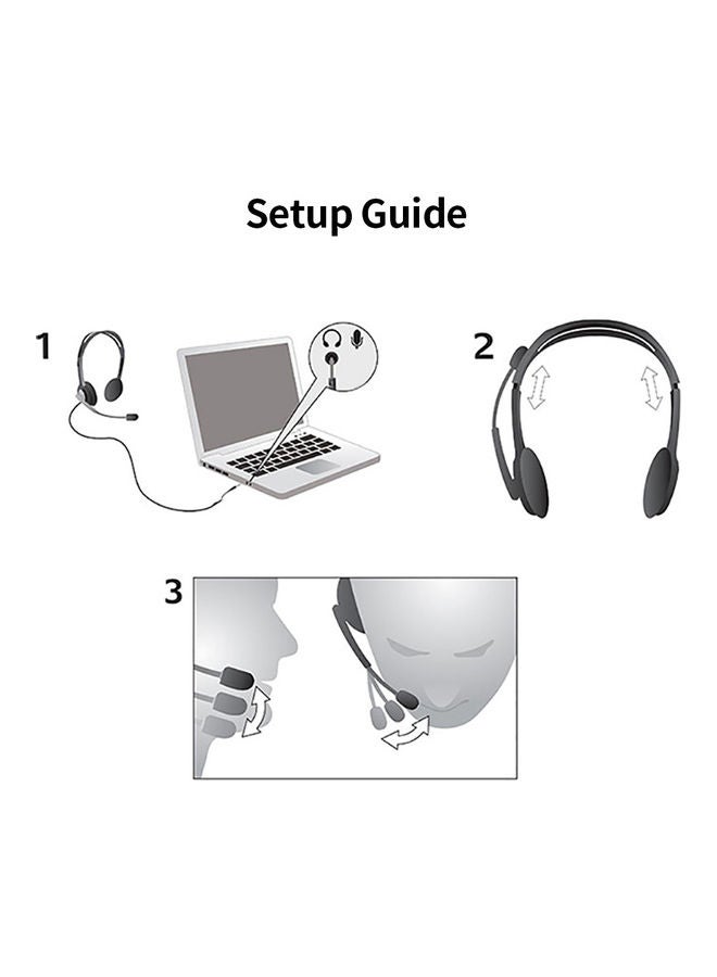 Logitech Multifunctional Head-Mounted Stereo Headset  - Image 4