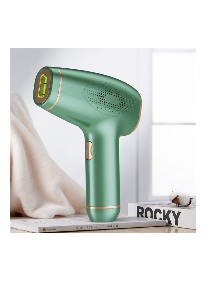 EzzySo IPL Pulse Painless Laser Hair Removal Device Green/Golden - Image 2