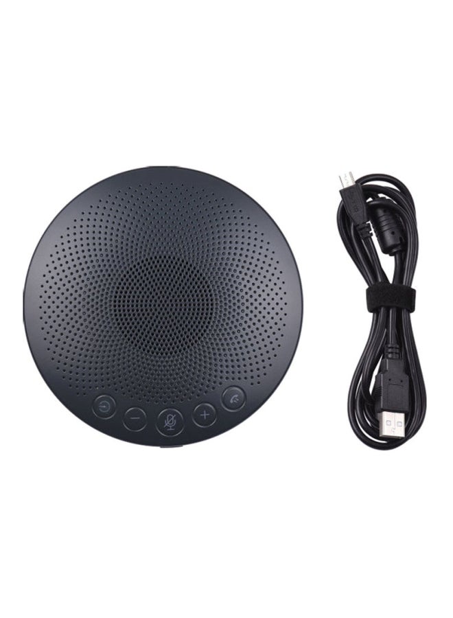 أيبيسي ميكروفون بمكبر صوت مزود بوصلة USB أسود - Image 1