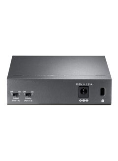 TP-LINK 5-Port 10/100Mbps Desktop Switch With 4-Port Poe Grey  - Image 1