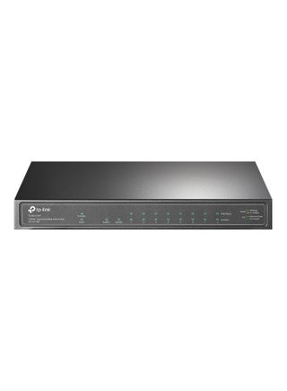 10-Port Gigabit Desktop Switch with 8 Port PoE+ Ethernet Switch (9*10/100/1000Mbps RJ45 Ports, 1*Gigabit SFP Port) | TL-SG1210P Black - v1624944411/N47034113A_1