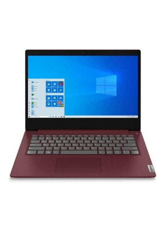 Lenovo - IdeaPad 3 14IIL05 With 14-Inch FHD Display/Intel Core i3 Processor/4GB RAM/1TB HDD/Integrated Intel UHD Graphics/DOS(Without Windows)/ English/Arabic Cherry Red - Image 1