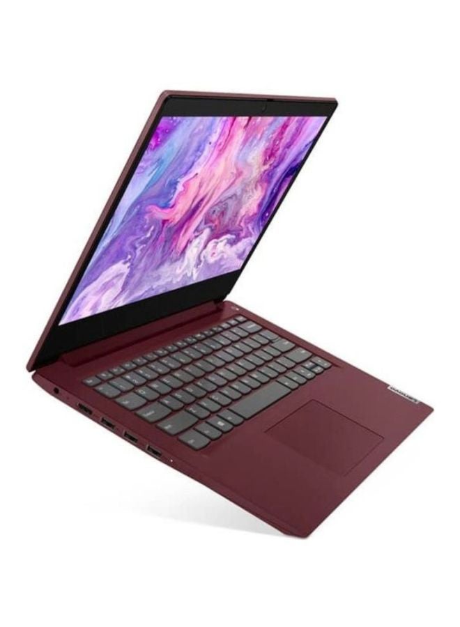 Lenovo - IdeaPad 3 14IIL05 With 14-Inch FHD Display/Intel Core i3 Processor/4GB RAM/1TB HDD/Integrated Intel UHD Graphics/DOS(Without Windows)/ English/Arabic Cherry Red - Image 1