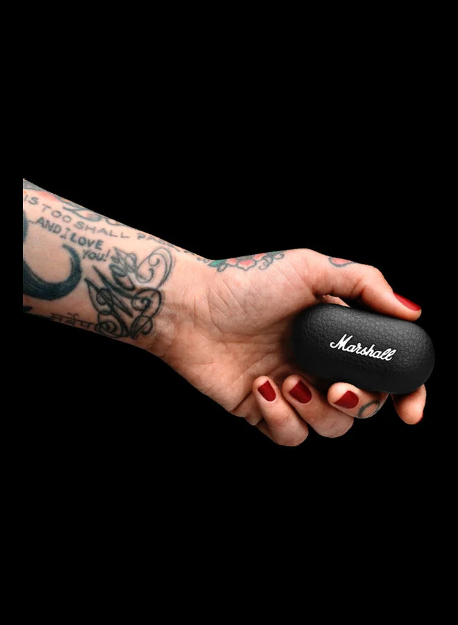 Marshall Mode II  True Wireless Bluetooth Water Resistant 25 Hours of Playtime Earbuds Black