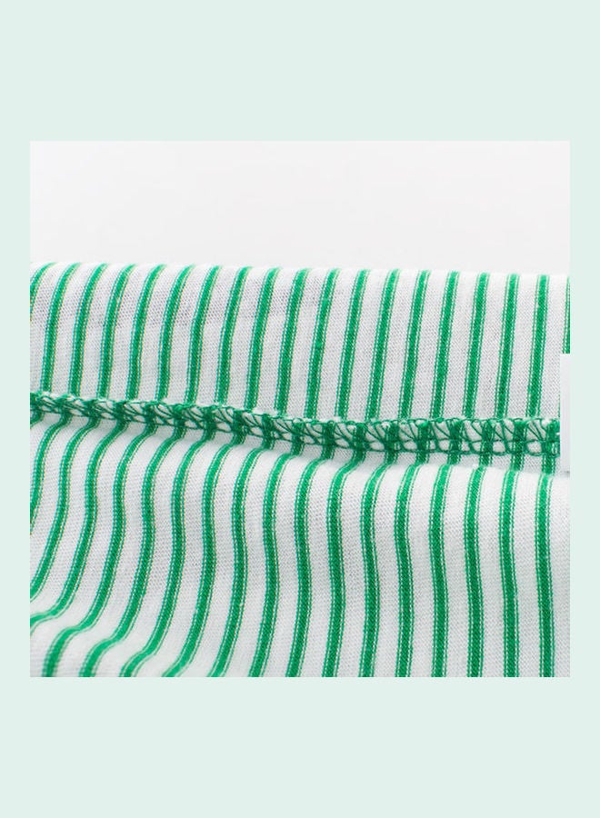27 Kids Graphic Detail Crew Neck T-Shirt Green/White  - Image 2