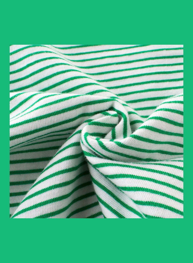 27 Kids Graphic Detail Crew Neck T-Shirt Green/White  - Image 4
